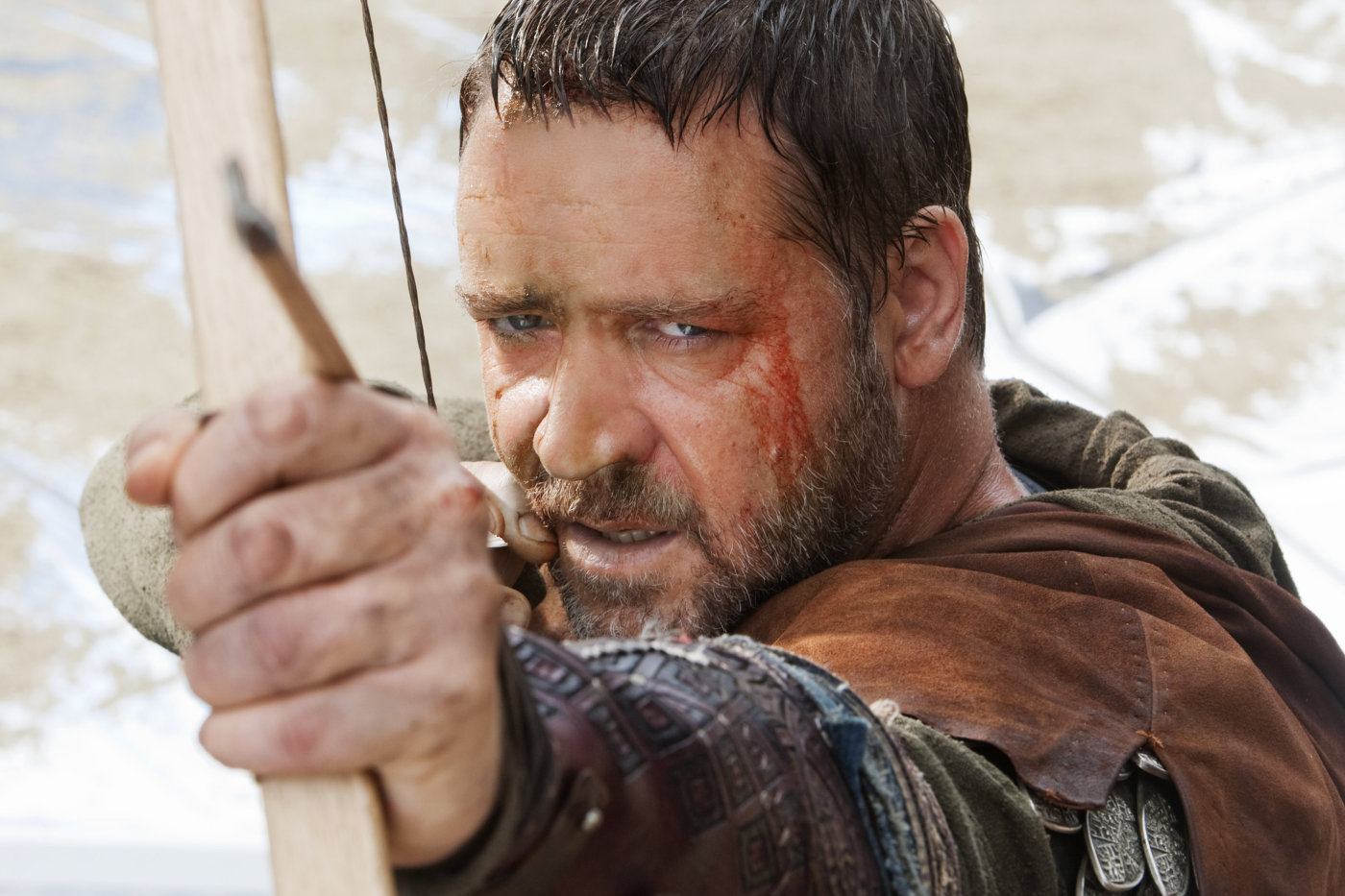 Russel Crowe nel film Robin Hood